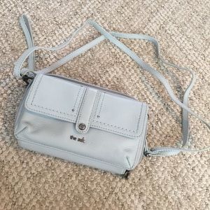 GUC The Sam Light Blue Wristlet/Cross Body Purse
